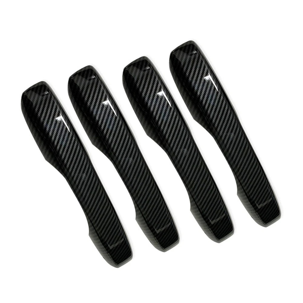 Carbon Fiber Outer Door Handle Cover Trim for Honda Civic, Accord, CR-V, HR-V (2022-2023)