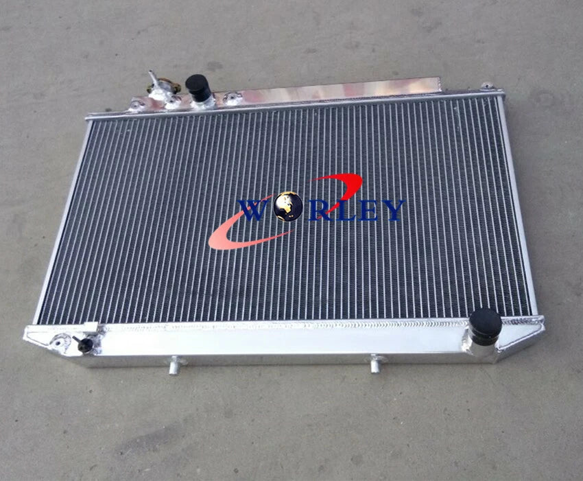 Aluminum Radiator & Fans for Toyota Cressida MK2 MX83 3.0L (1989-1993)