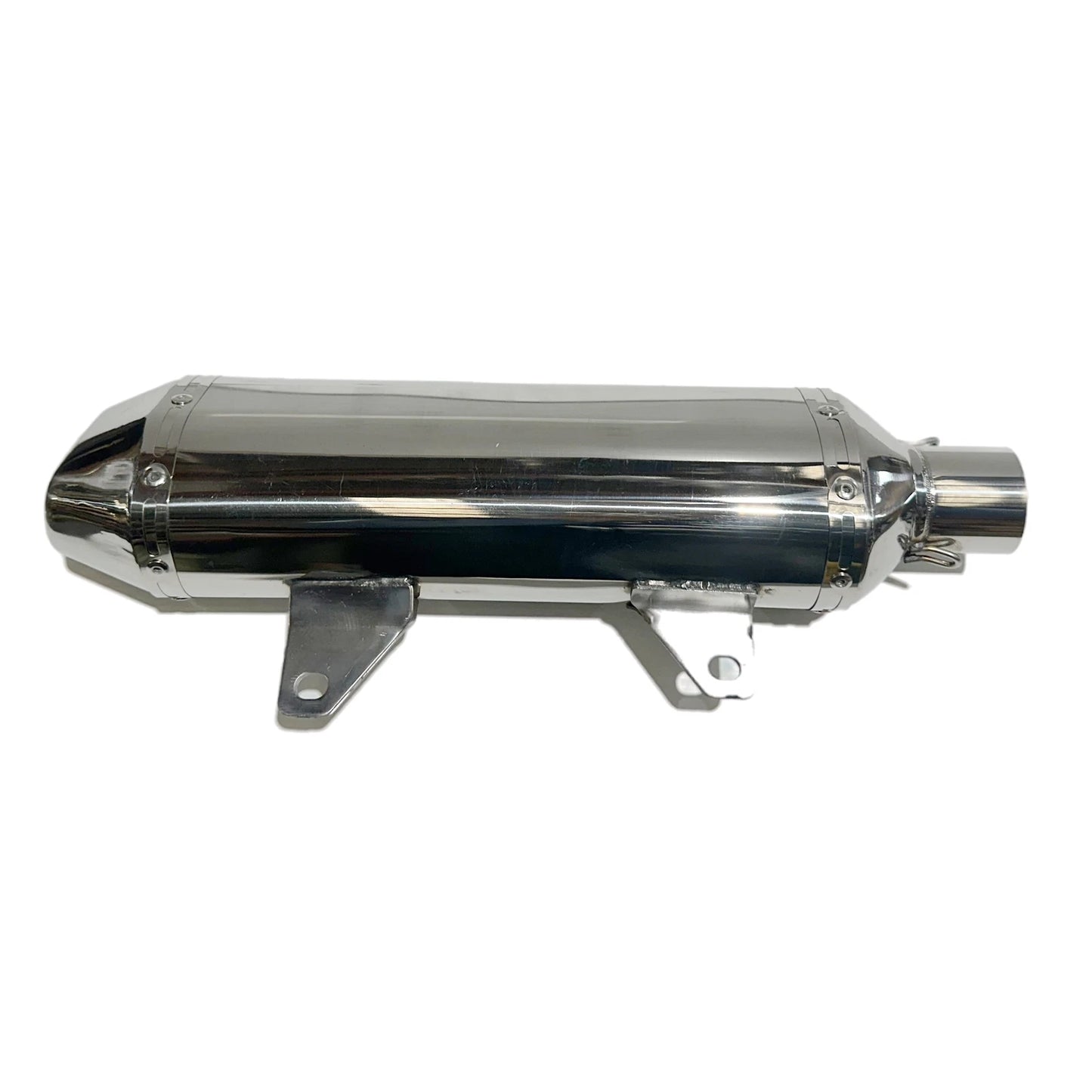 Stainless Steel Exhaust Pipe & Muffler for 200-300cc PIT Trail Quad Dirt Bike