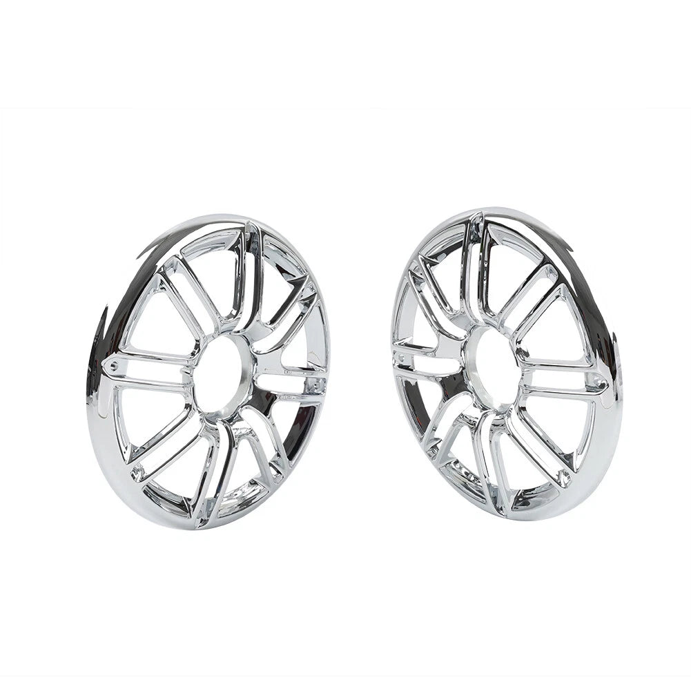 Chrome Rear Speaker Trim Grill Cover for Harley Electra Tri Glide (2009-2023)