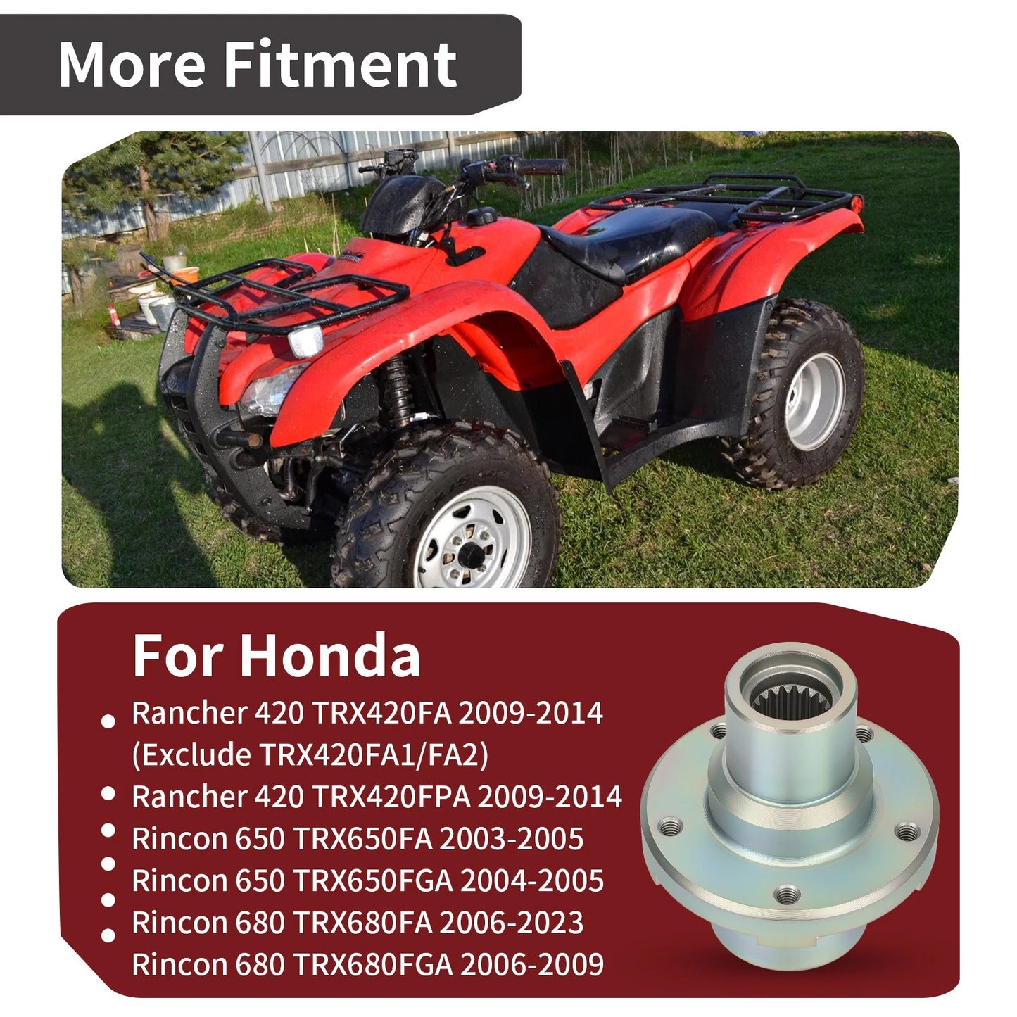 Rear Differential Pinion Joint for Honda Rincon 650 (2003-2005)