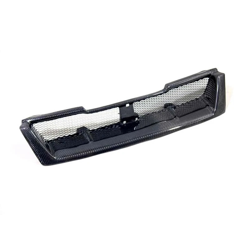 Real Carbon Fiber Front Bumper Grill Grille Fit for Nissan Skyline R33 GTR