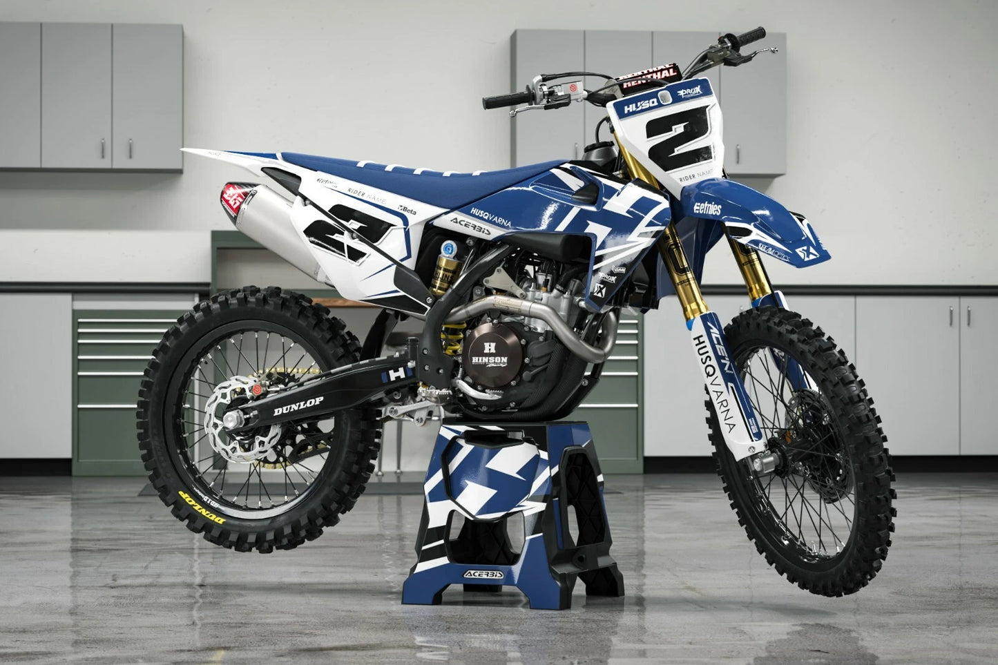 Custom Graphic Kit ZONE Style for Husqvarna TC 85 (2018-2020)
