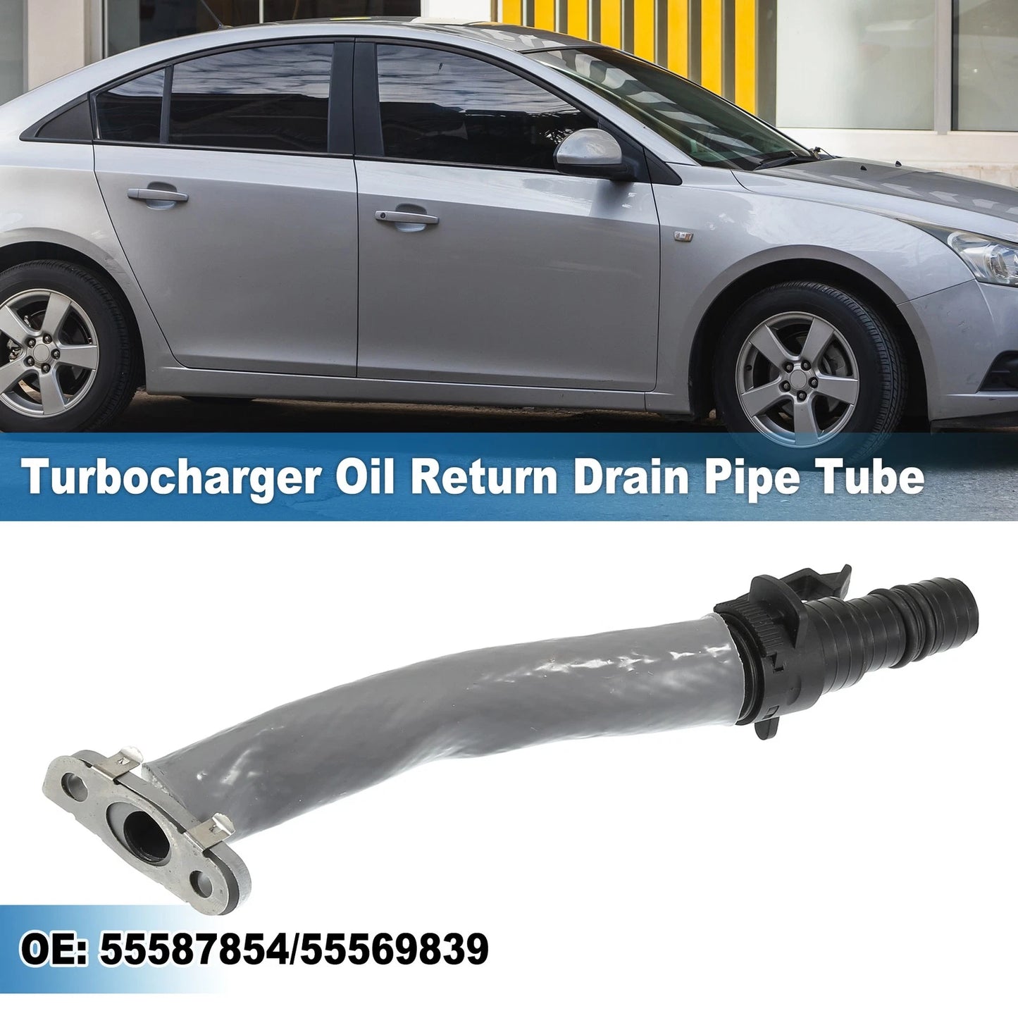 Turbocharger Oil Return Drain Pipe Tube for Chevy Cruze/Sonic/Trax