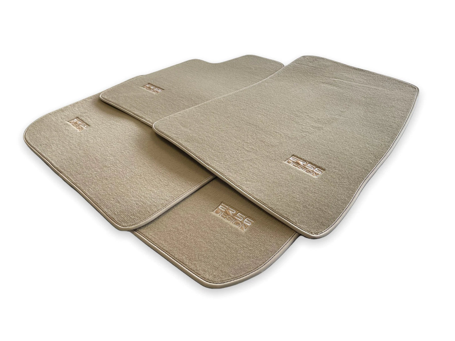 Premium Beige Tailored Floor Mats for Rolls Royce Ghost (2010-2023)