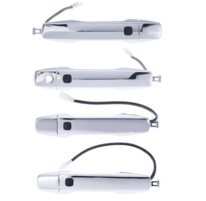 Outer Door Handle Set 4 Chrome for Toyota Landcruiser (2007-2021)