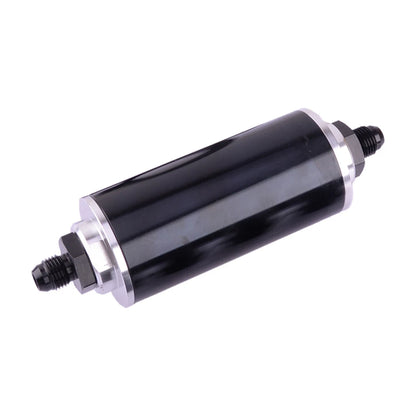 Inline Fuel Filter Adapter 6AN 8AN 10AN with 50MM Mount Bracket for Universal