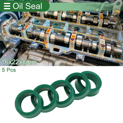 Oil Seal / 16x22x8mm 5 Pcs / Seal Ring Rotary Shaft Seal TPU for Make Model