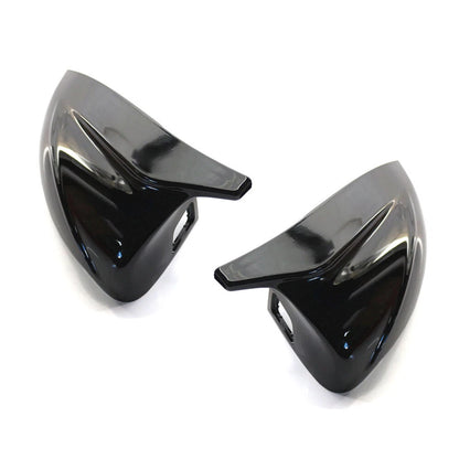 Black Side Mirror Covers w/ Lane Assist for Audi A3/S3/RS3 (2014-2020)