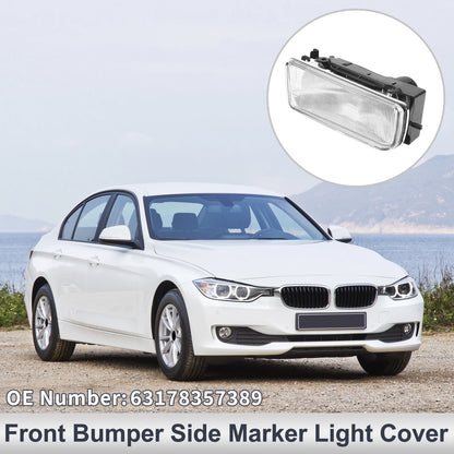 Left Front Bumper Side Marker Light Cover for BMW 3 (2012-2019)