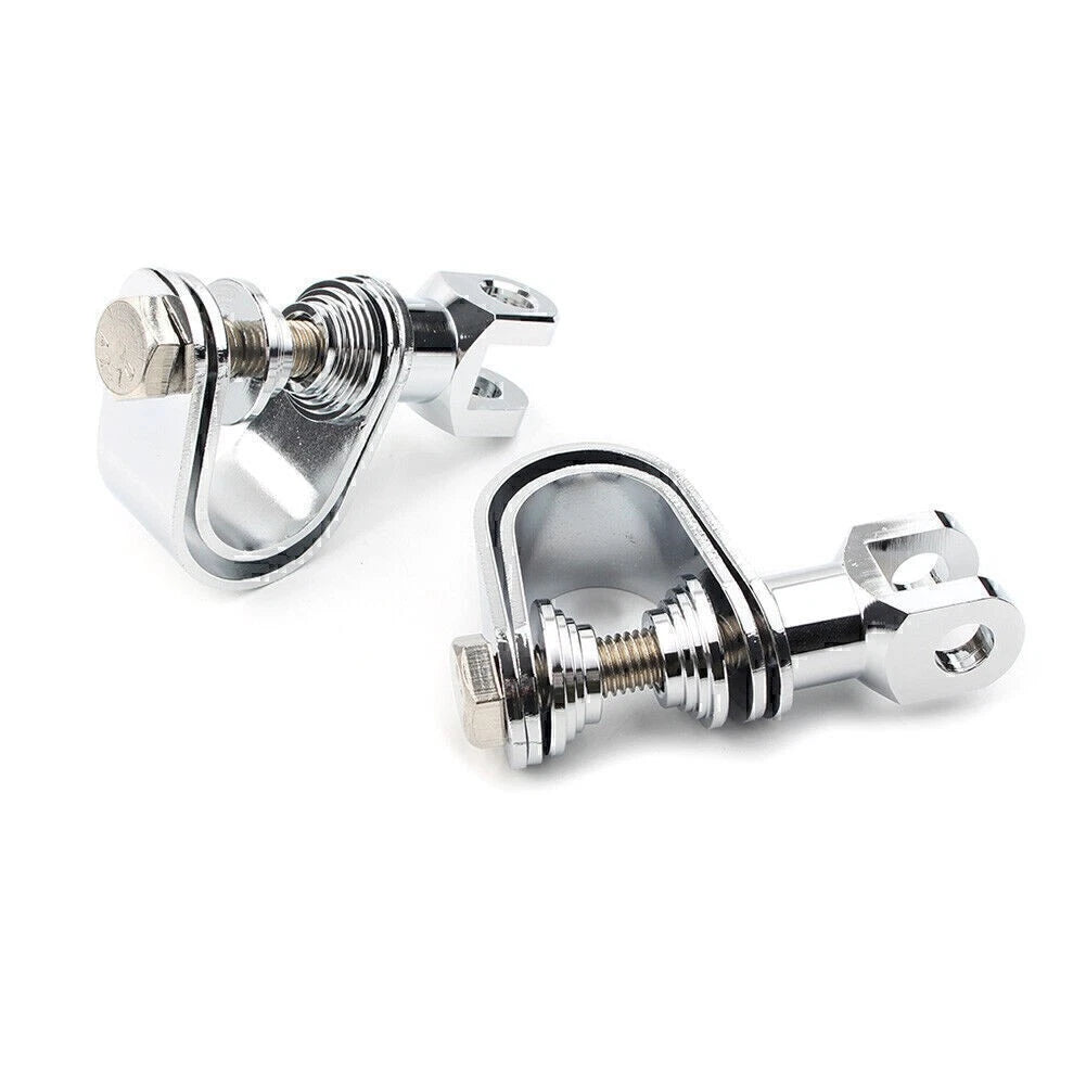 25mm & 32mm Chrome Highway Engine Crash Bar Mount Foot Pegs for Car Model