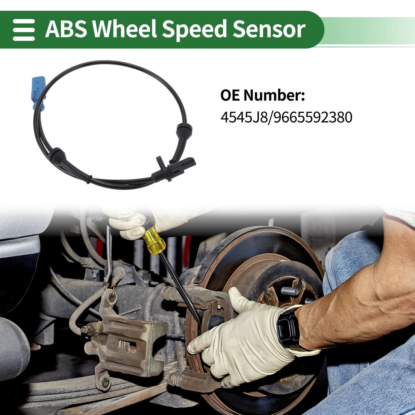 ABS Wheel Speed Sensor for Peugeot 207 (2008-2014)