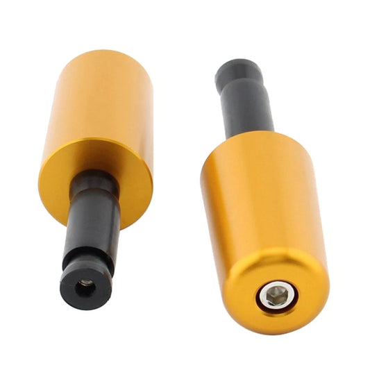 2 x 50.8mm Handlebar Hand Grips & End Caps for Universal Motorcycle Models