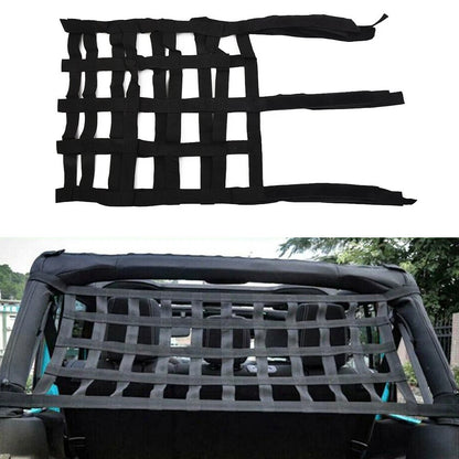 Net Cargo Storage Organizer for Jeep Wrangler
