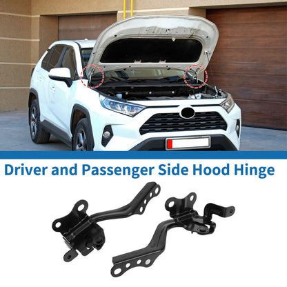 Hood Hinges 1 Pair for Toyota Prius C (2012-2018)