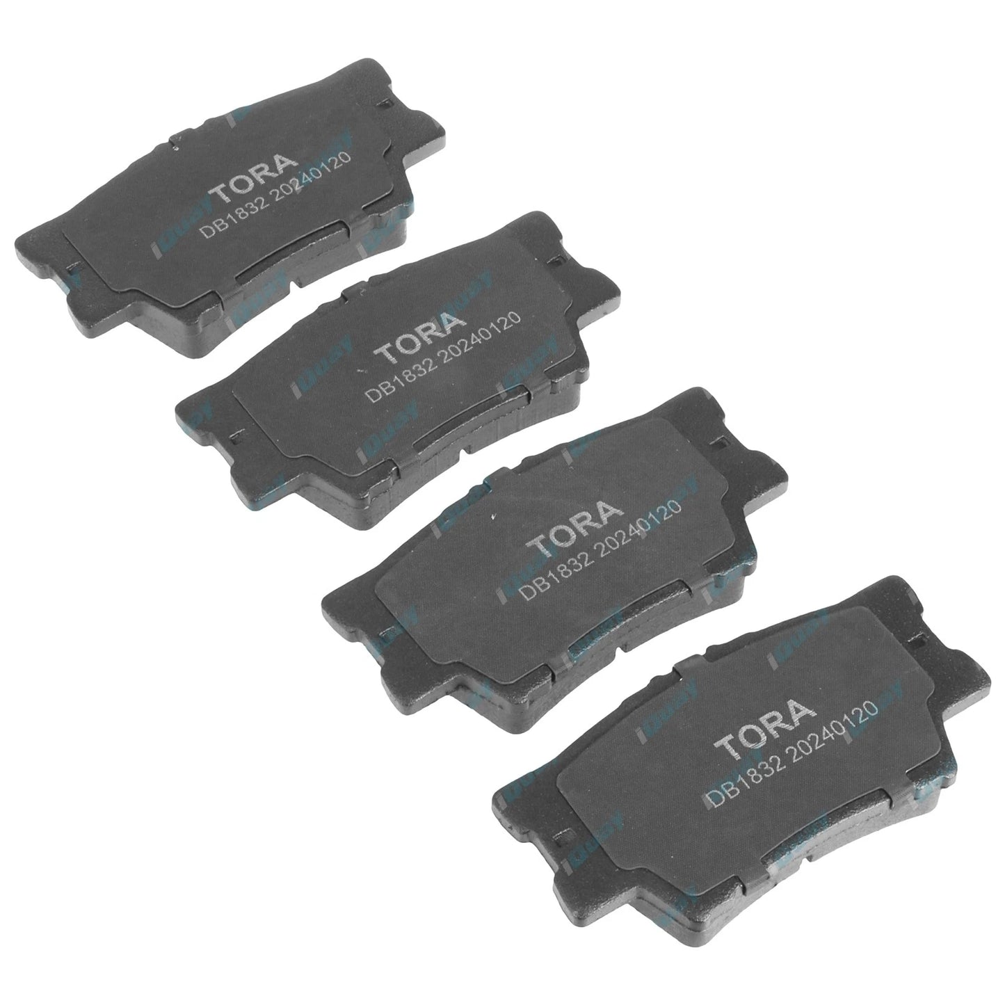 Rear Ceramic Disc Brake Pad Set for Toyota RAV4 (2005-2019) RWD AWD SUV