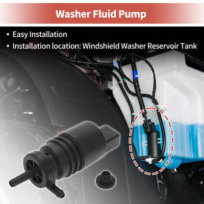 Windshield Washer Pump w/ Grommet for Buick Regal (2000-2004)