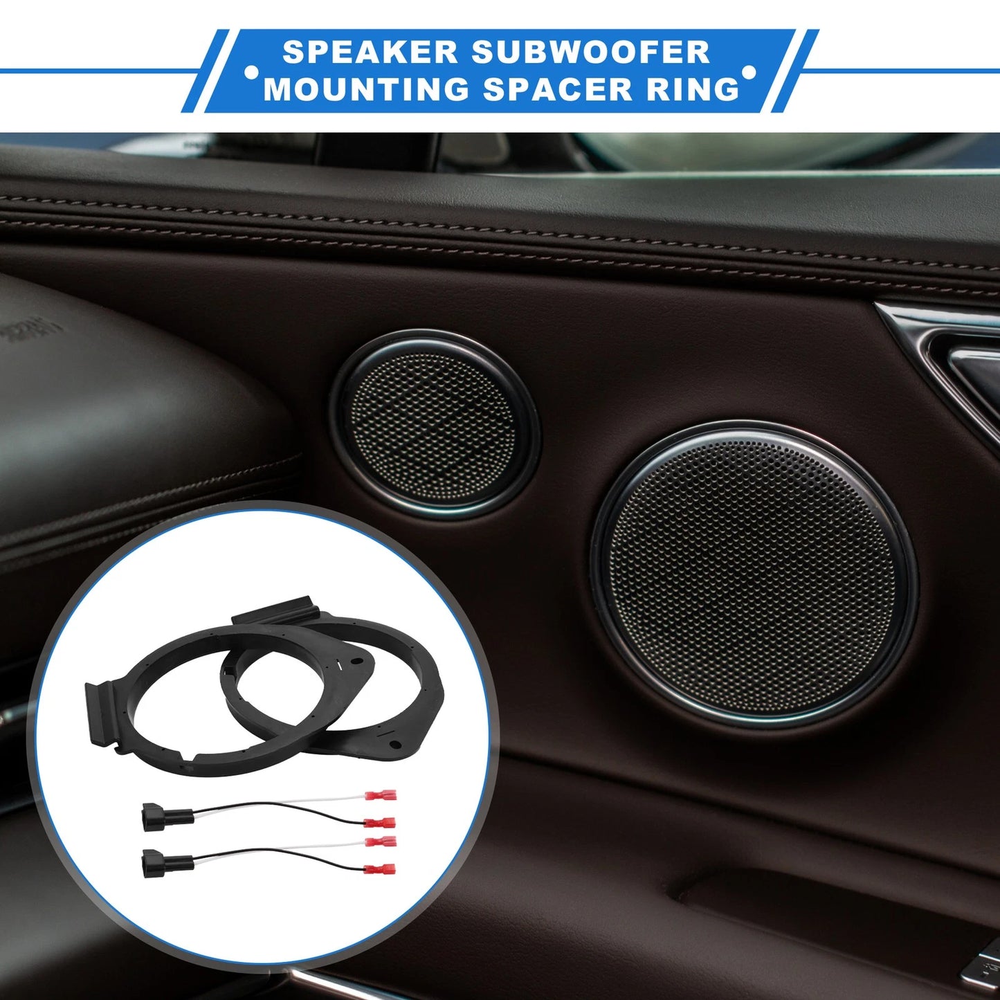 Speaker Spacer Ring & Tweeter Adapter for GMC Yukon 6x9
