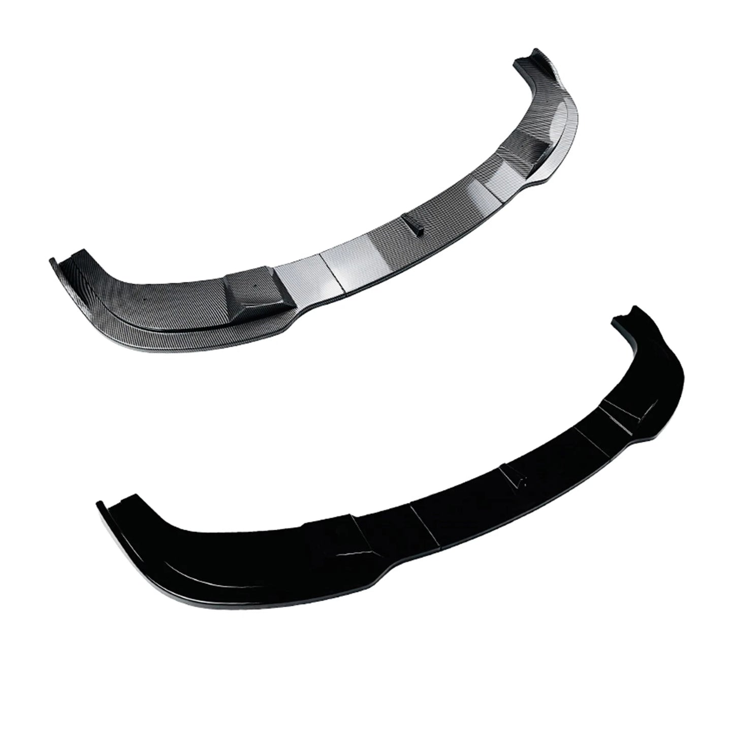 Front Bumper Spoiler Lip for BMW 5 Series E60 E61 M Sport (2004-2010) Black