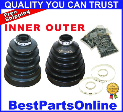 CV Axle Boot Front Inner & Outer for Honda Pilot (2003–2004)