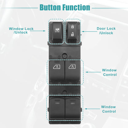 Power Window Switch for Nissan Maxima (2000-2003)