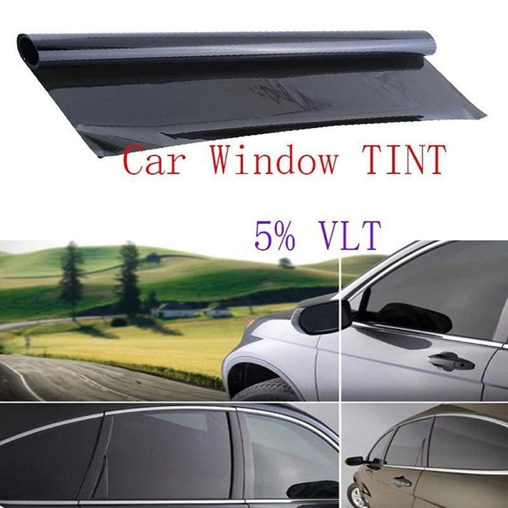 50x100cm Tint Shade-Film VLT5% Auto Car Sticker Roll DIY With Scrape