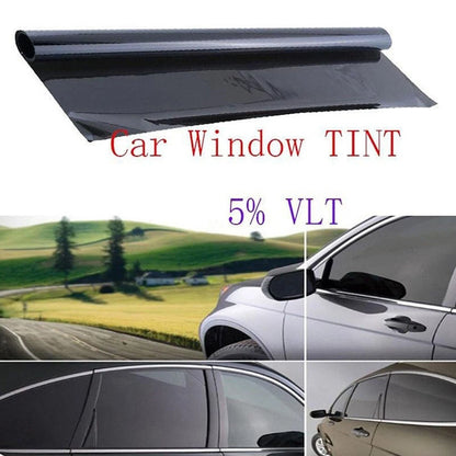 50x100cm Tint Shade-Film VLT5% Auto Car Sticker Roll DIY With Scrape