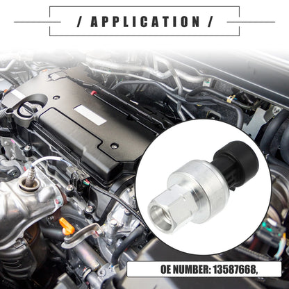 Pressure Sensor for Chevrolet Air Conditioning Black Metal