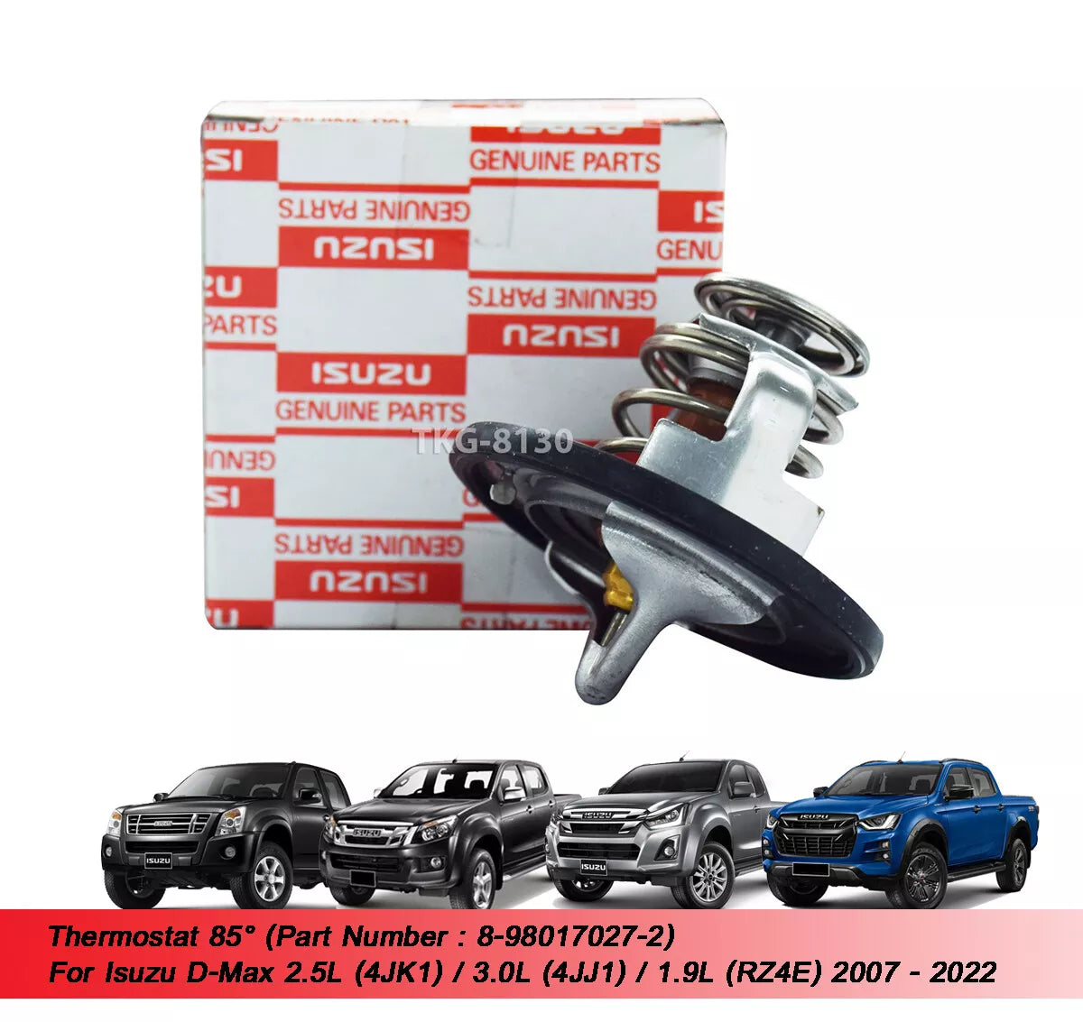 Thermostat 85������ for Isuzu Dmax 4JK1 4JJ1 RZ4E (2007-2022)