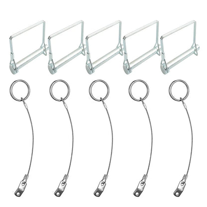Shaft Lock Pin for Trailer Tow Coupler with Anti-Lost Rope
