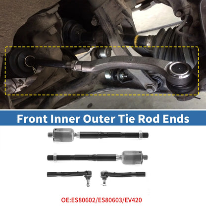 4pcs Tie Rod Ends for Toyota Solara (2004-2008)