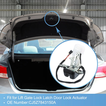 Liftgate Trunk Lid Lock Actuator with Cable for Ford Escape (2013-2019)