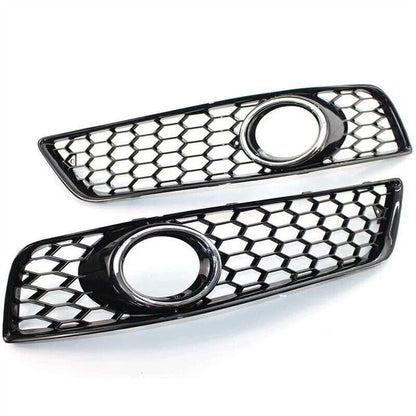 Chrome Ring Front Fog Light Grill Trim for Audi A3 8P S-Line (2009-2013)