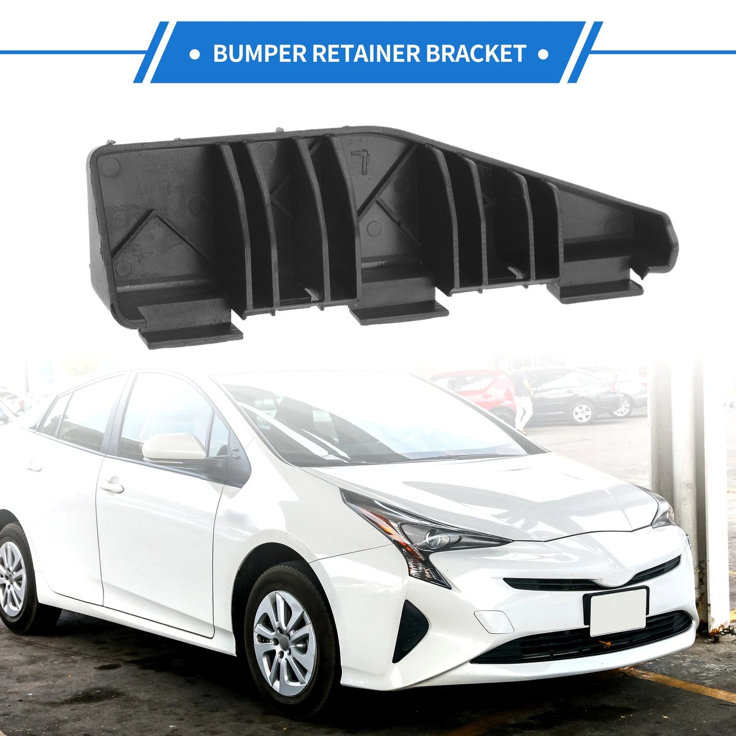 Left Rear Bumper Retainer Bracket for Toyota Corolla (2001-2007)