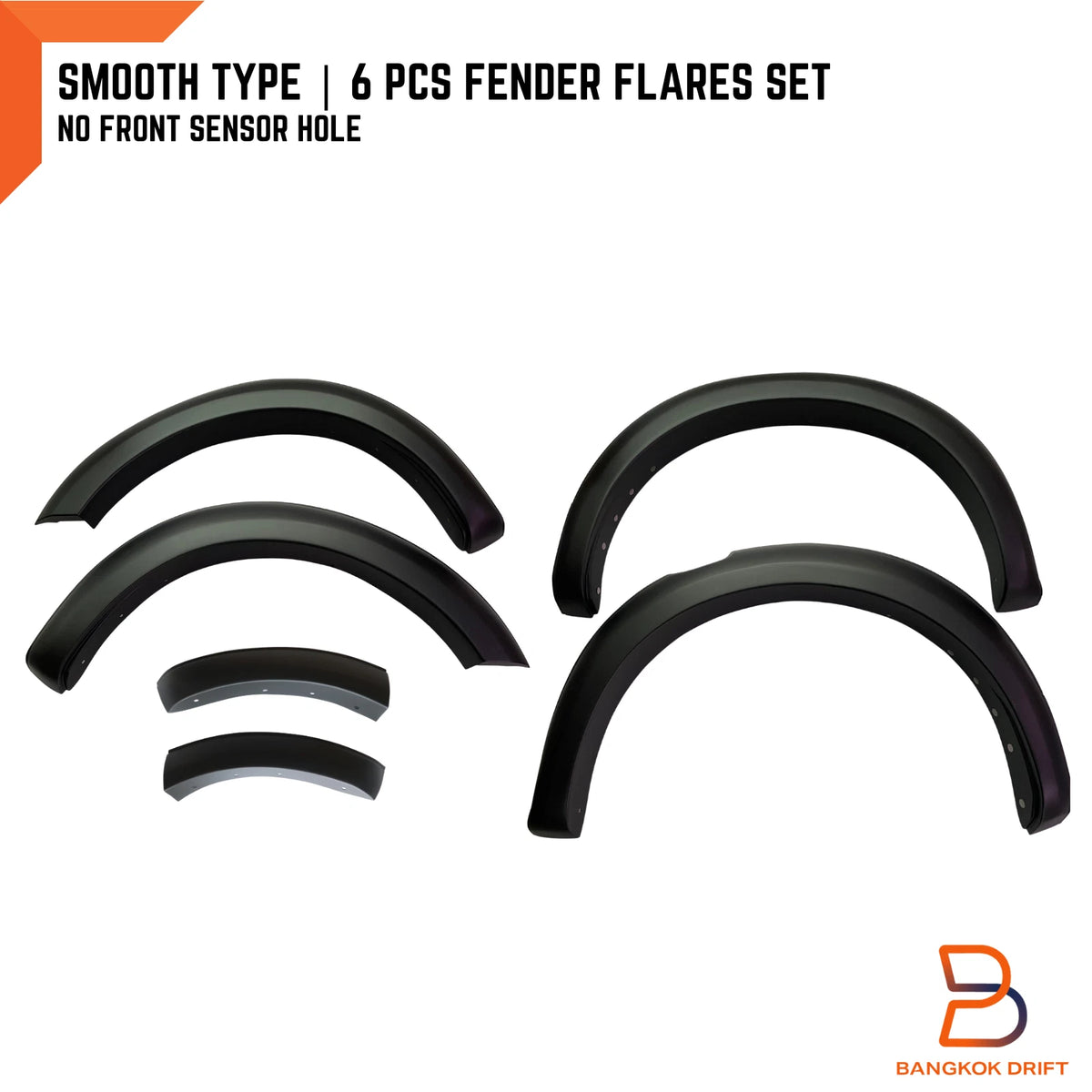 6" Fender Flares for Ford Ranger Wildtrak (2022-2025)