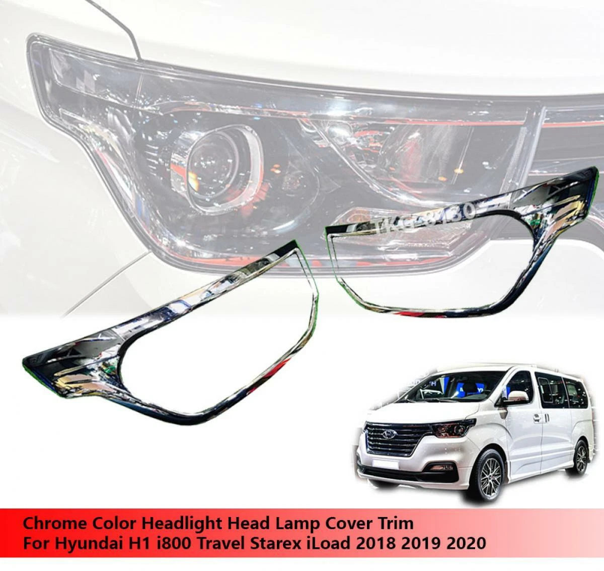 Headlight Lamp Cover Trim for Hyundai H1 (2018-2020)
