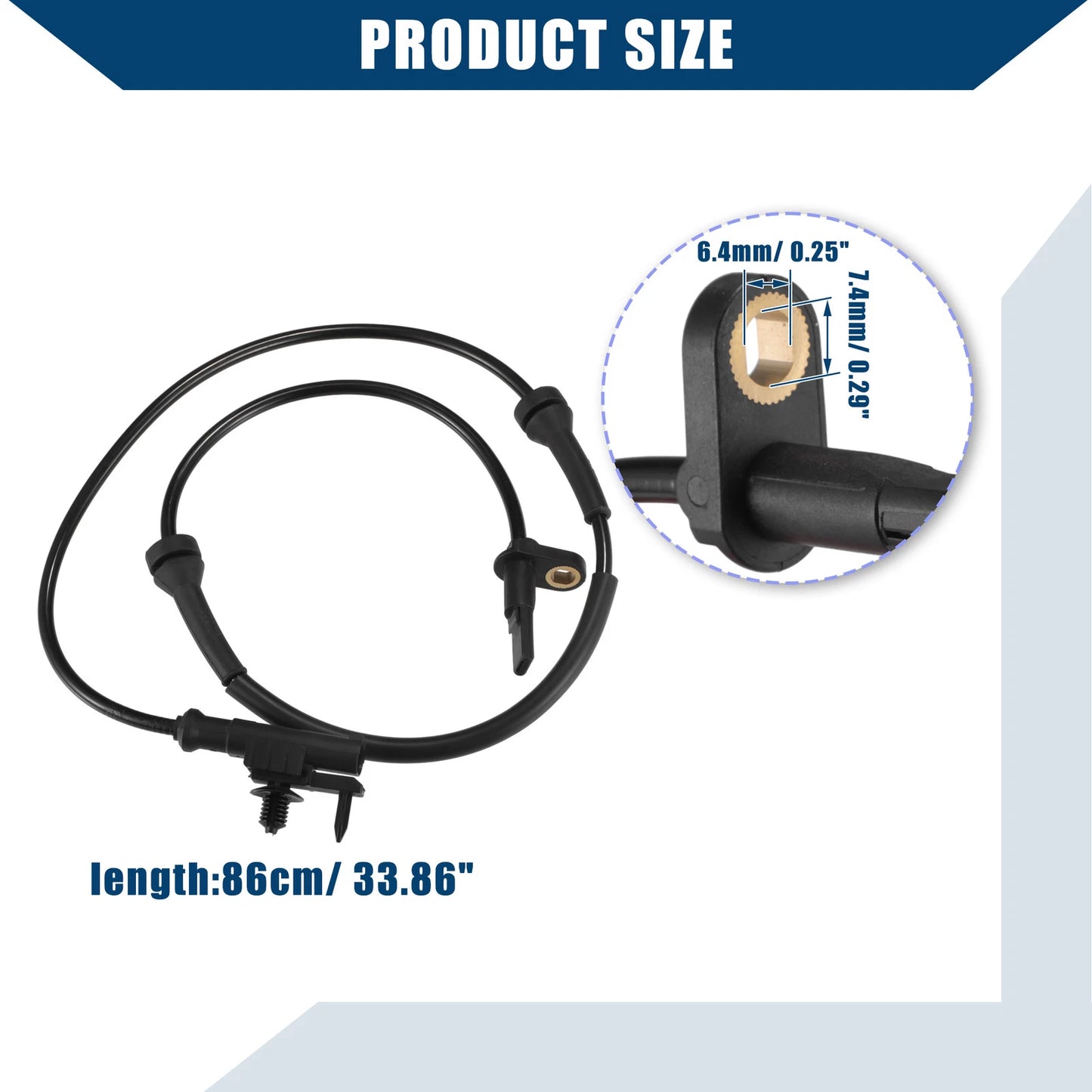 ABS Wheel Speed Sensor for Mitsubishi CZT (2004-2012) Front Left & Right