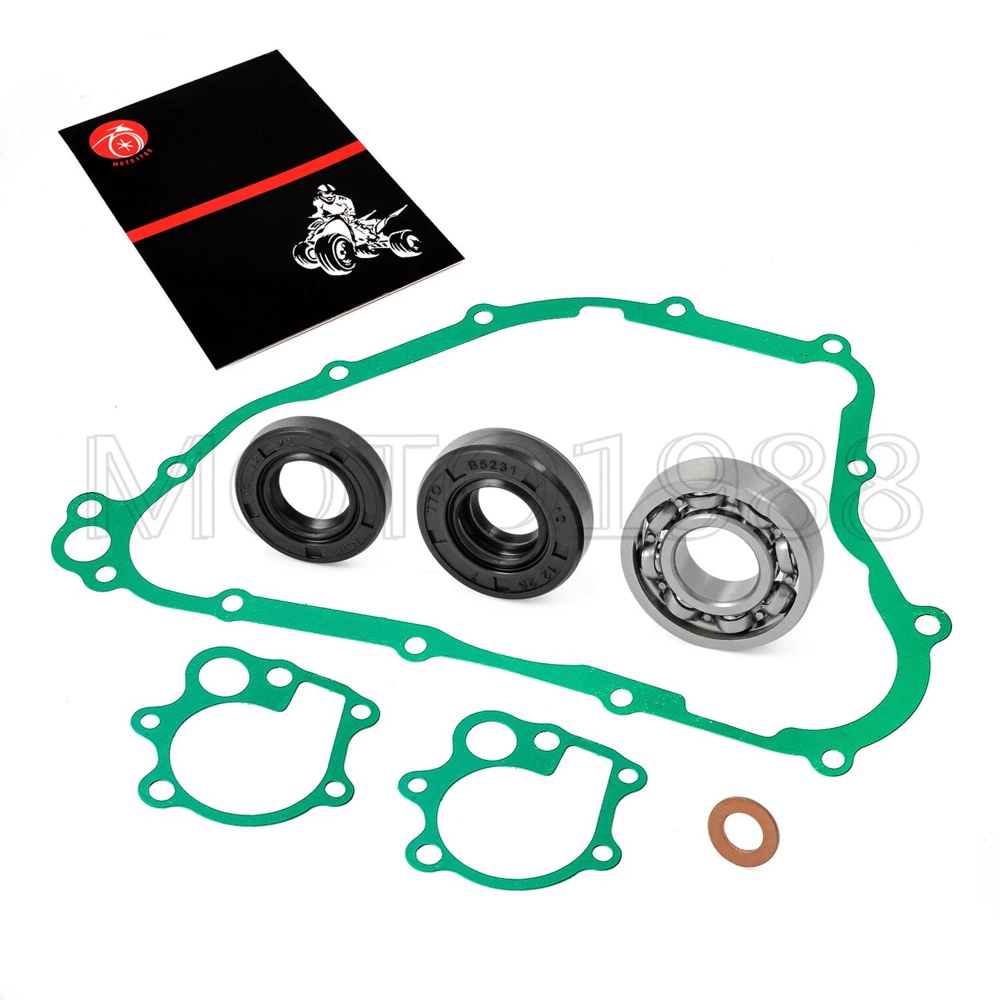Water Pump Rebuild Gaskets Seals Bearing for Honda CR250 CR250R (2002–2007)