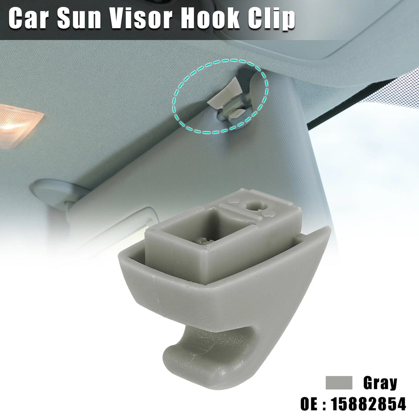 Sun Visor Hook Clip Bracket Retainer for Chevy Silverado 1500