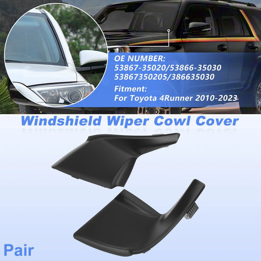 1 pair Windshield Cowl for Toyota 4Runner (2010–2023)