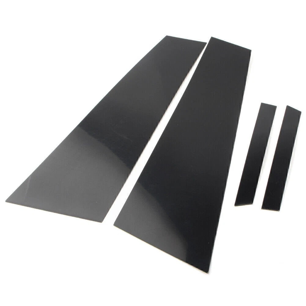 6 x Black Door Window Trim Covers for MERCEDES CLS C219 (2006-2011)