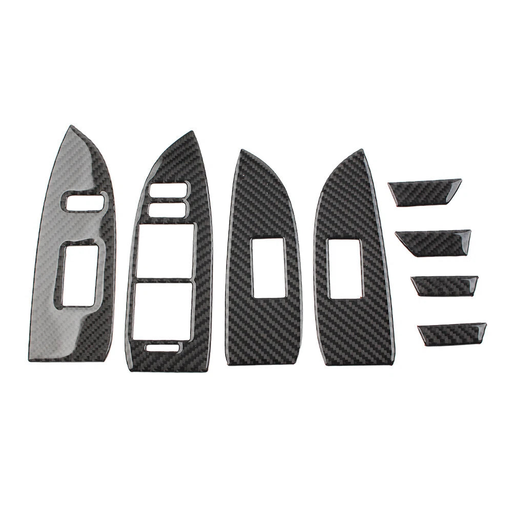 8 x RHD Car Door Window Lift Switch Panel Covers for Toyota Prius (2012-2015)
