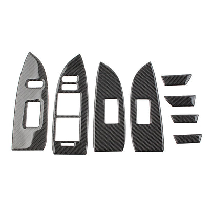 8 x RHD Car Door Window Lift Switch Panel Covers for Toyota Prius (2012-2015)