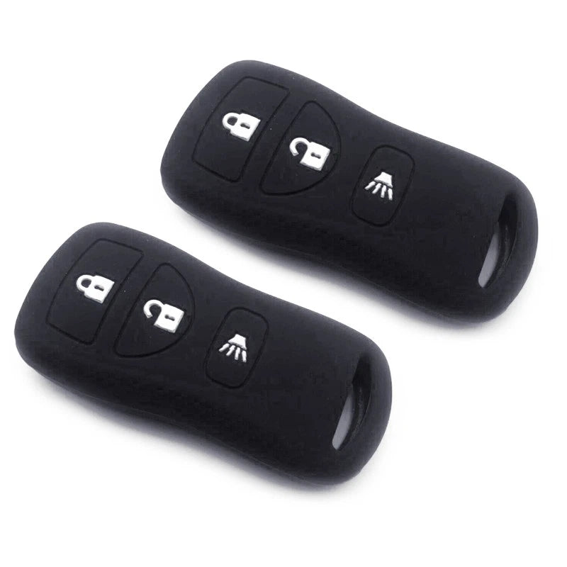 2 x 3 Button Car Remote Key Cover Case for Nissan Xterra Pathfinder (2000-2015)