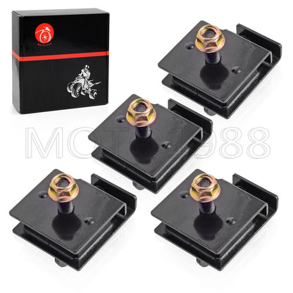 Bottom & Top Engine Mount Rubber Damper Kit for Yamaha Rhino 660 (2004–2007)