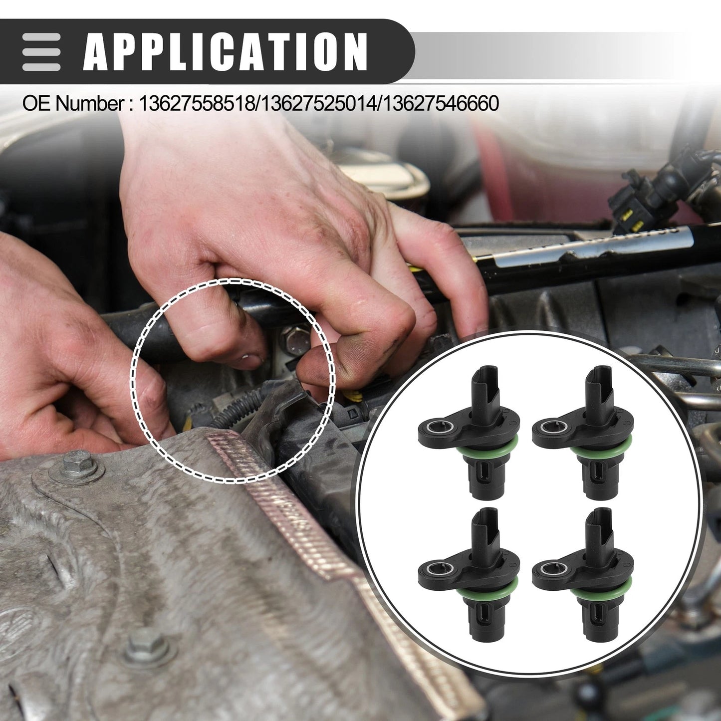 4pcs Camshaft Position Sensors for BMW 435i (2014-2016)