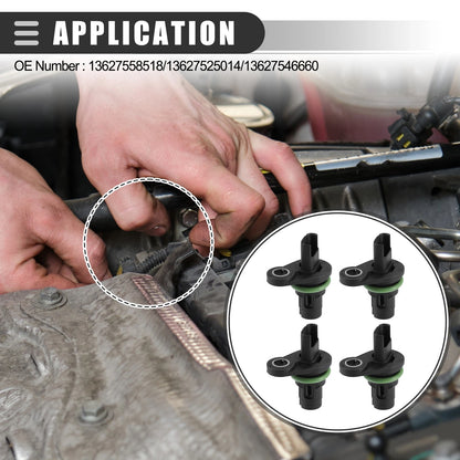 4pcs Camshaft Position Sensors for BMW 435i (2014-2016)