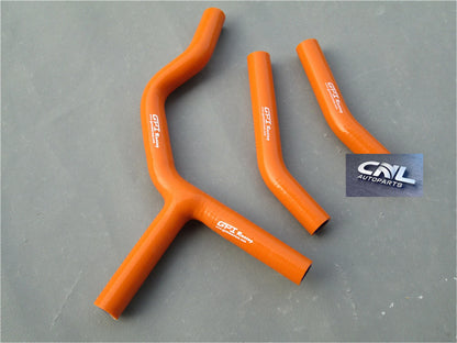 Silicone Radiator Hoses for KTM 125SX 200SX (2003-2006) - Orange 2 x