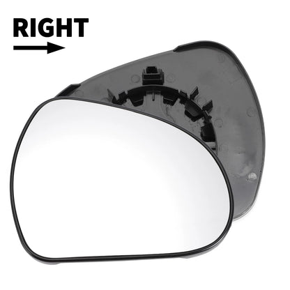 Right Side White Mirror Glass w/ Back for Peugeot 207 308 (2006-2014)