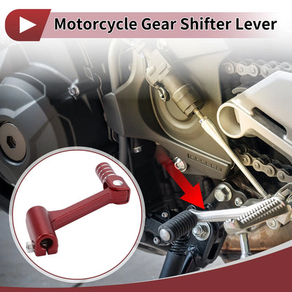Folding Motorcycle Gear Shifter Lever for Bosuer Cheetah Red Lever Red Head